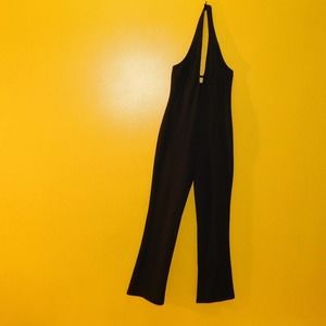 Vintage 1980's Disco Halter jumpsuit